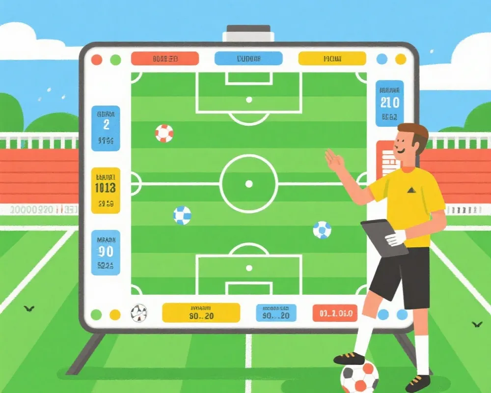 赛事复盘与数据分析示意图